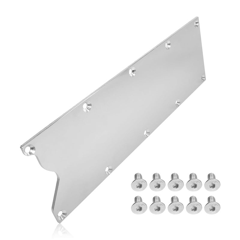RALZAOTO LS Gen 3 Valley Pan Cover Plate Low Profile Compatible with LSX LS1 LM7 LR4 LQ4 LS6 L59 LQ9 LM4 L33 (Silver) - Image 1